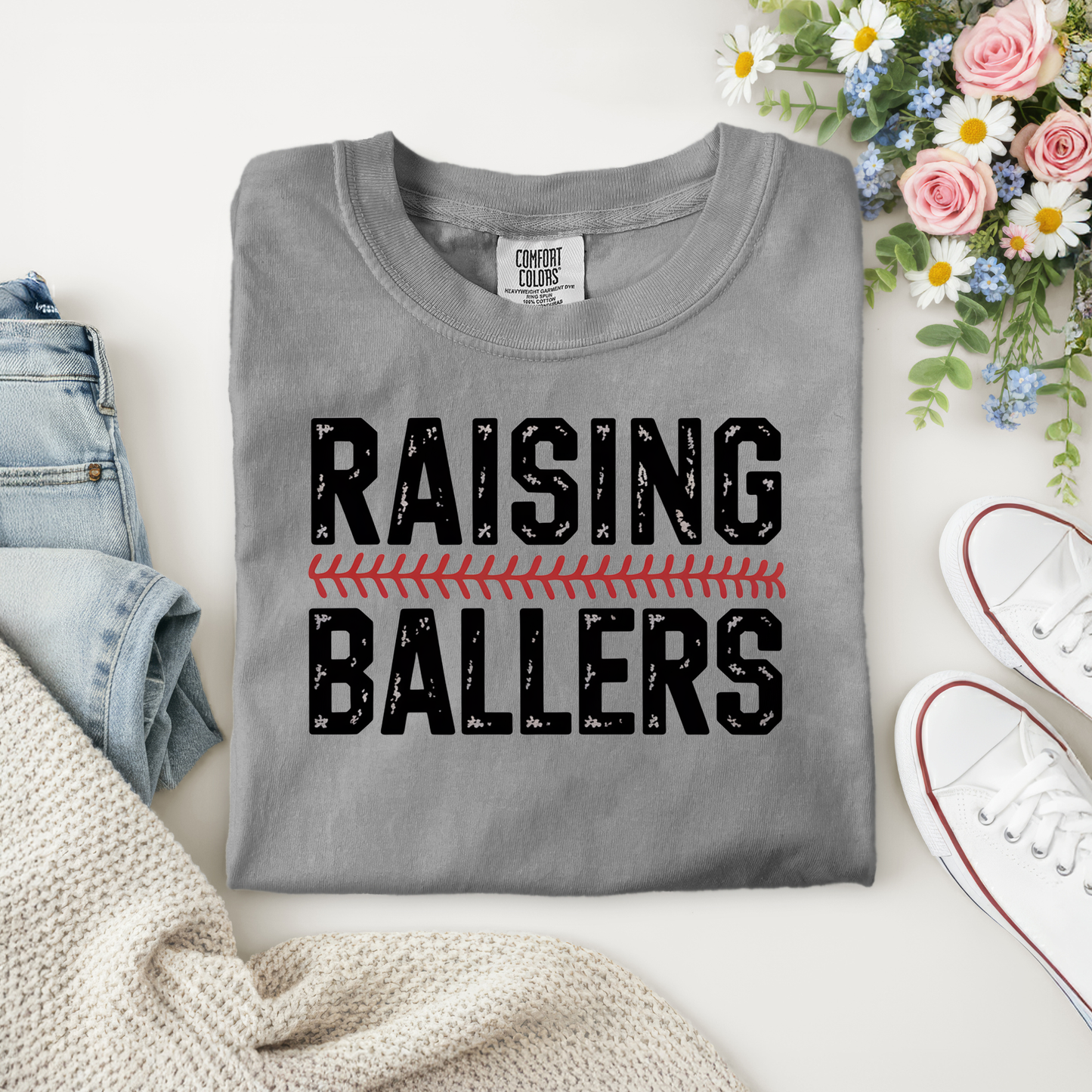 Raising Ballers Graphic Tee