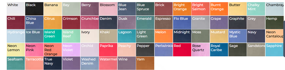Comfort Colors Tees