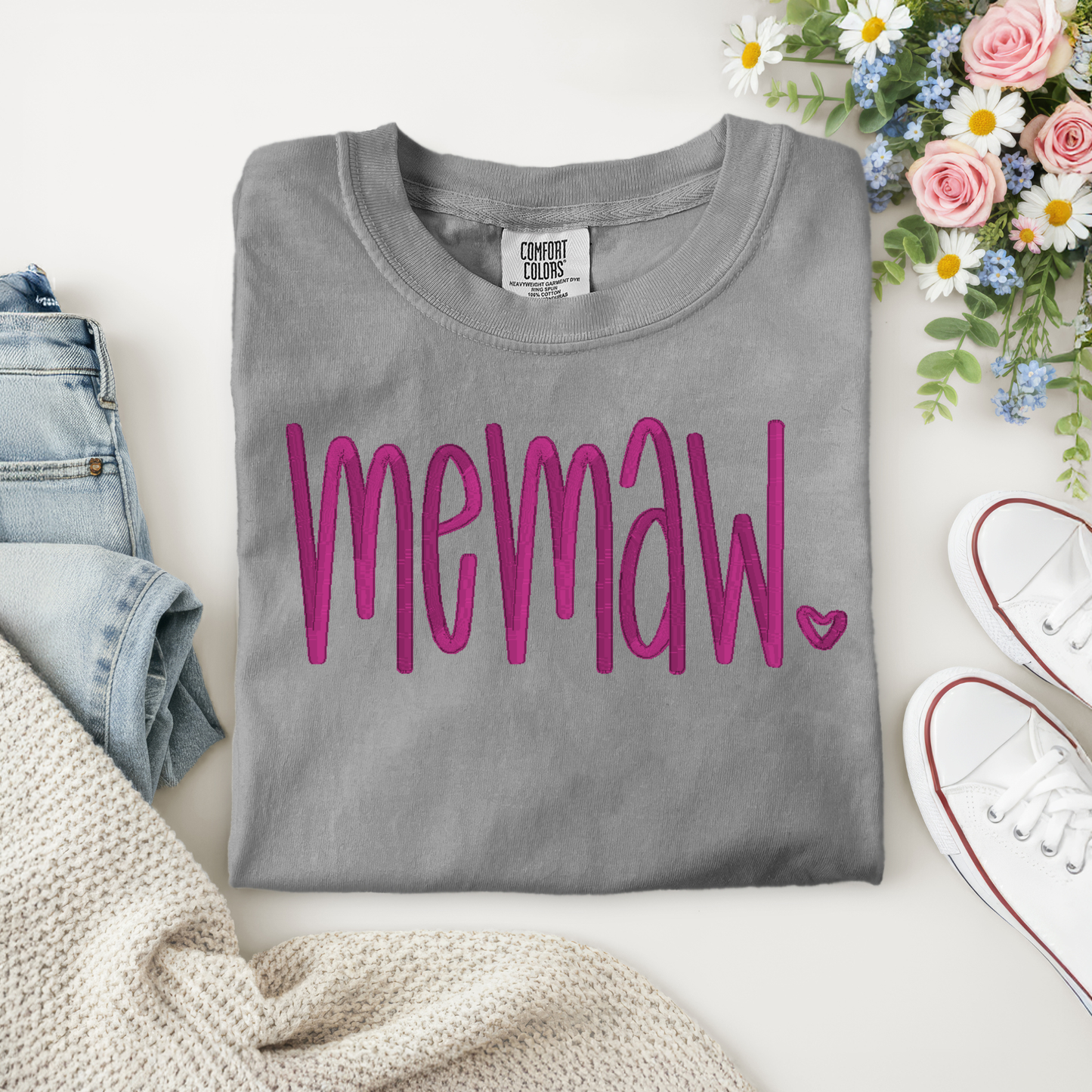 Hand Lettered Memaw